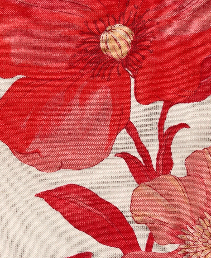 Mango Women's Floral Ruffle Skirt