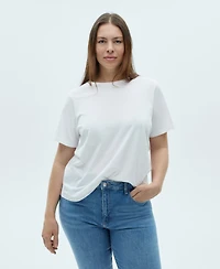 Mango Women's High-Waist Balloon Jeans