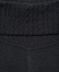 Mango Women's Knitted Wide Leg Pants