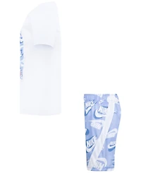 Nike Sportswear Little Boys 2-Piece T-Shirt & Mesh Shorts Set
