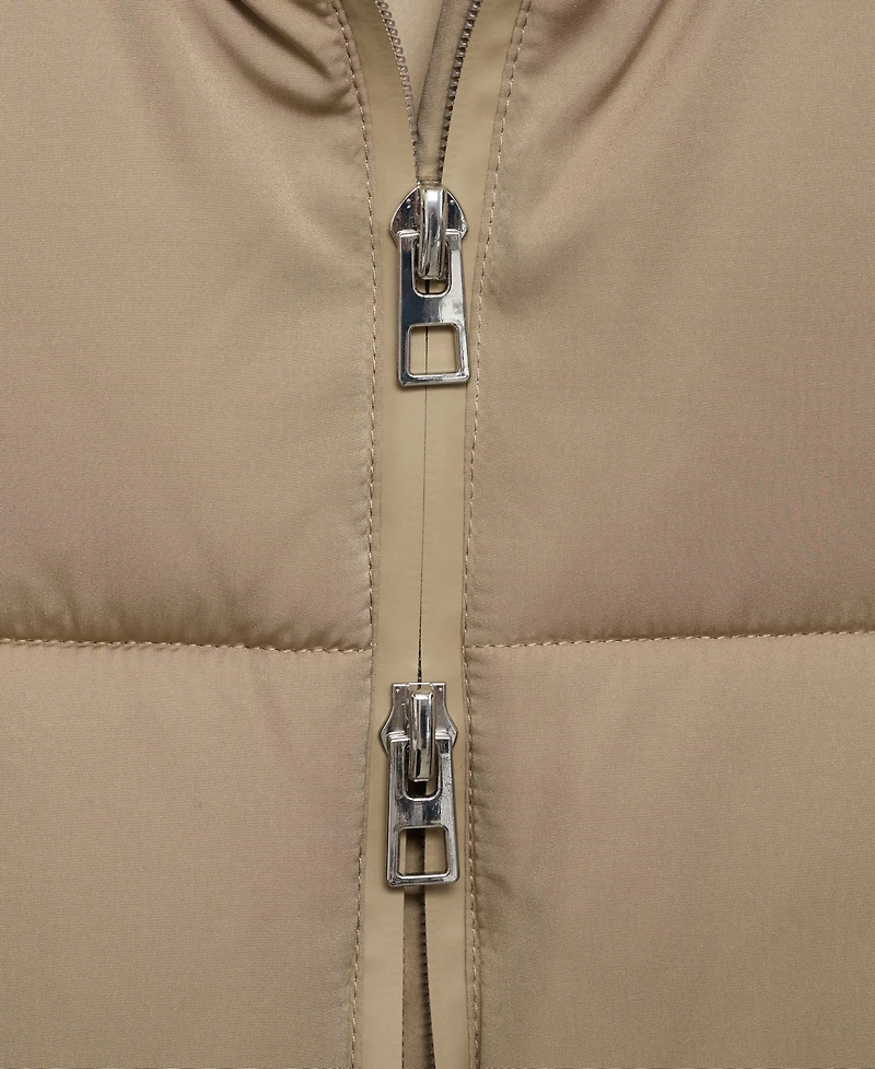 Mango Women's Hood Quilted Coat