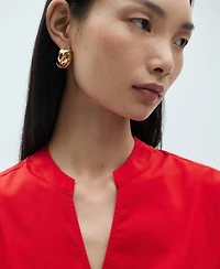 Mango Women's Cotton Wrap Dress