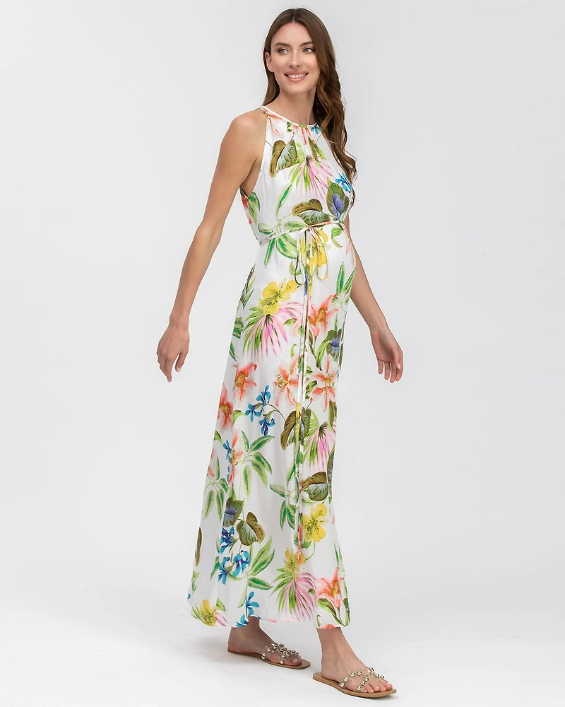 Pietro Brunelli Maternity Maternity Sleeveless Boat Neck Maxi Dress Francesca