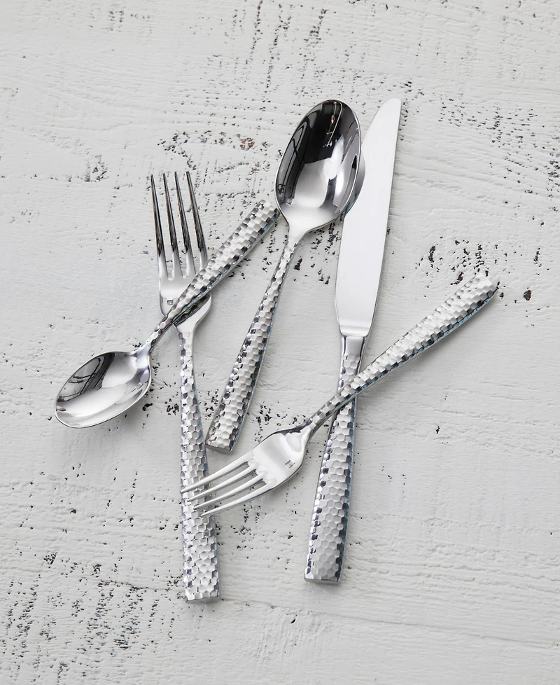 Fortessa Lucca Faceted 20pc Flatware Set