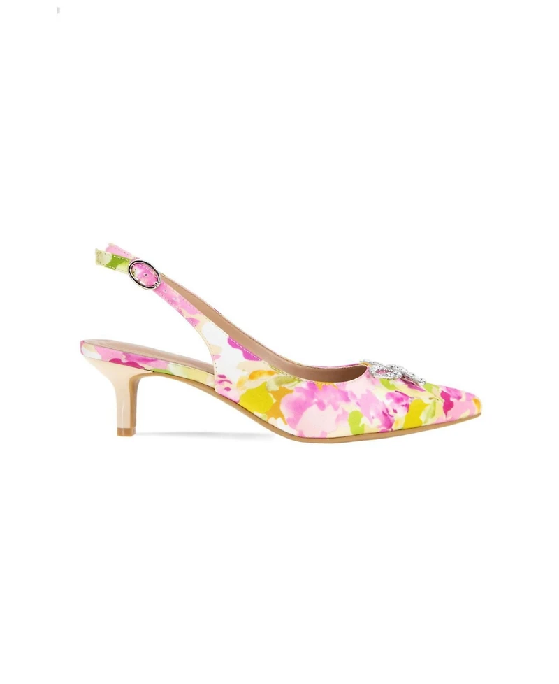 BCBGeneration Women's Donna Slingback Bow Dress Pumps