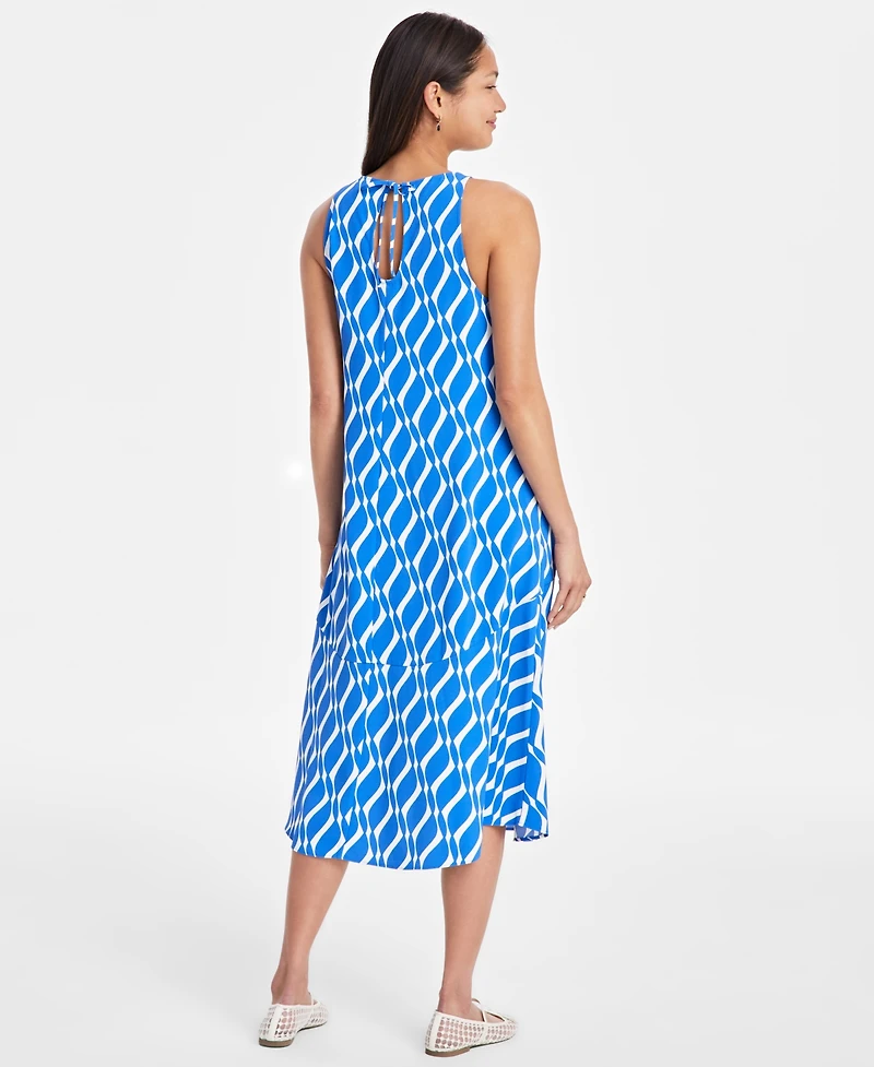 On 34th Women's Printed Sleeveless Slip Midi Dress, Exclusively at Macy's