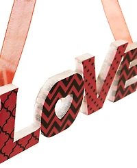 Northlight Wooden "Love" and "Xoxo" Valentine's Day Wall Decorations, 8"