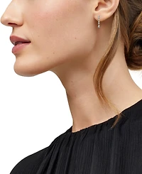 Forever Grown Diamonds Lab Grown Diamond Linear Drop Earrings (1/3 ct. t.w.) in 10k White Gold