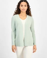 Ak Anne Klein Women's Newport Kissing Front Cardigan