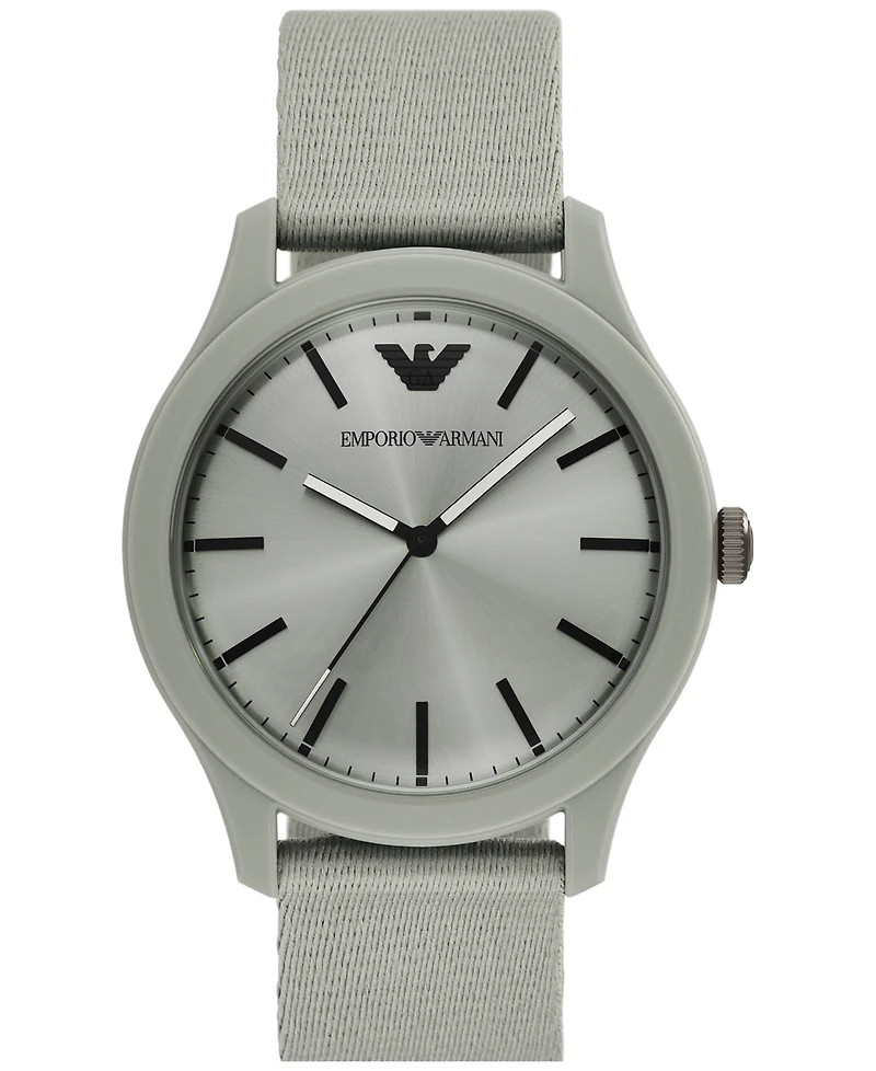 Emporio Armani Men's Tide Ocean Material Strap Watch 45mm