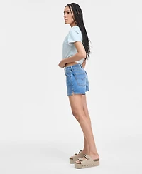 Levi's Women's Mid-Rise A-Line Denim Shorts