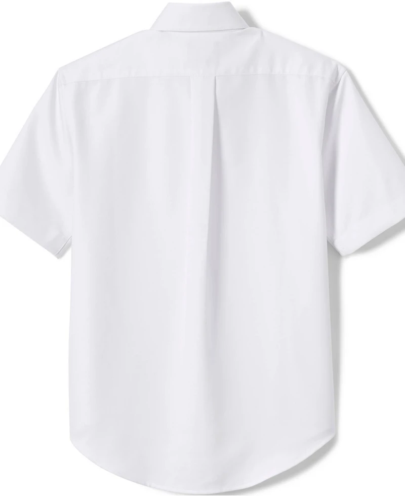 Lands' End Men's Short Sleeve Oxford Dress Shirt