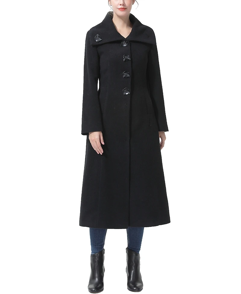 kimi + kai Women's Kaeli Wool Blend Maxi Coat