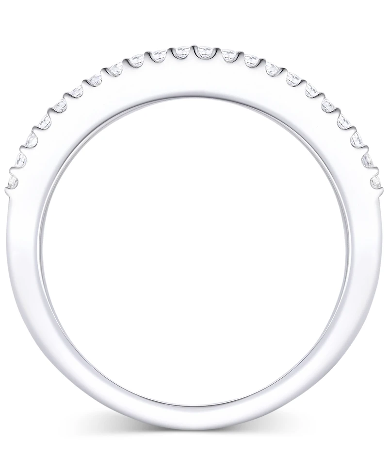 Emerald (1 ct. t.w.) & Diamond (1/3 Channel Set Band 14k Gold (Also available Ruby Sapphire)