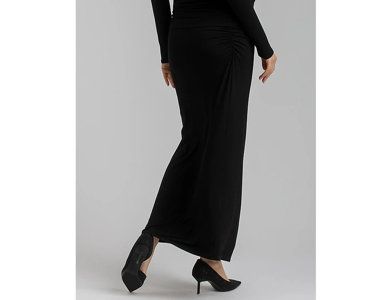 Pietro Brunelli Maternity Ruched Bamboo Jersey Stretch Nike Skirt
