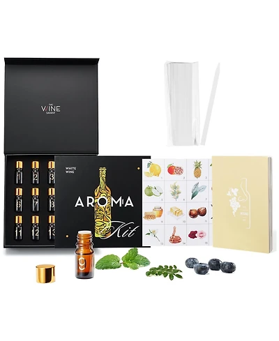 The Wine Savant White Wine Aroma Kit, Set of 15