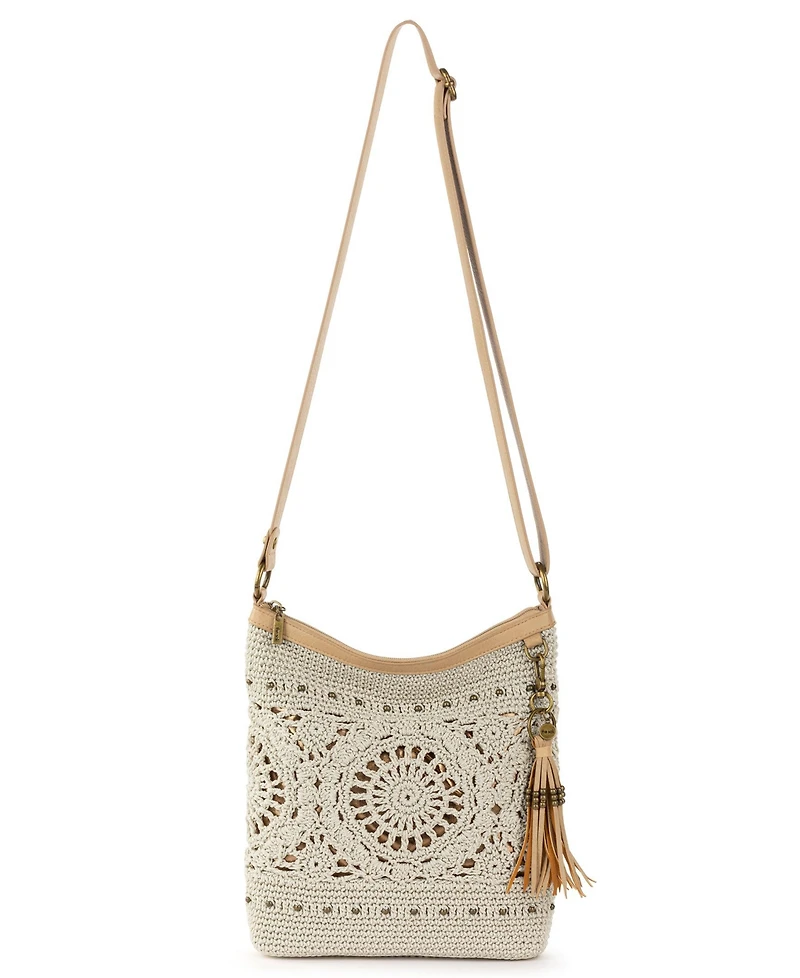 The Sak Women's Lucia Crochet Small Crossbody Bag