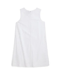 Polo Ralph Lauren Big Girls Eyelet-Embroidered Cotton Dress