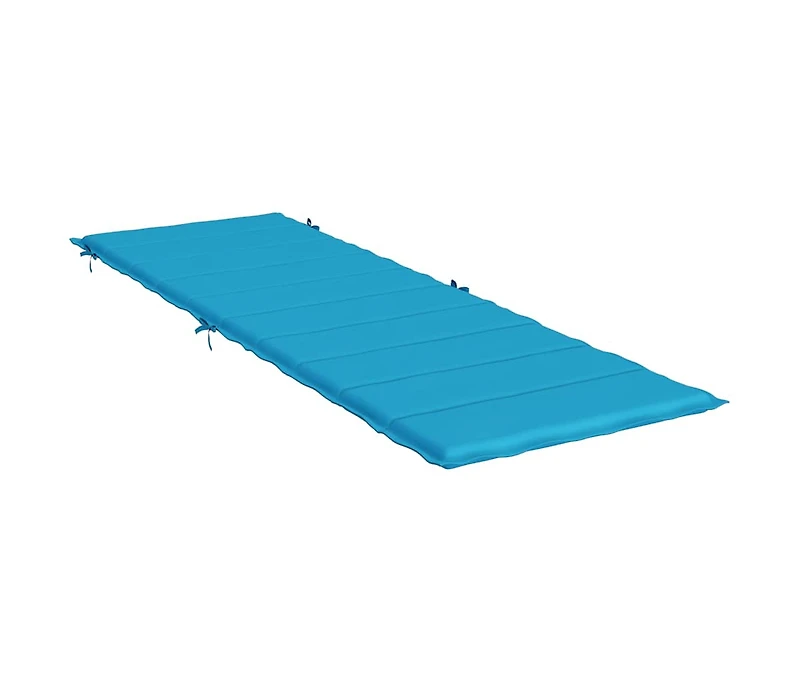 Sun Lounger Cushion Blue 73.2"x22.8"x1.6" Oxford Fabric