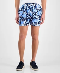 Hugo Boss Men's Abstract Floral 5" Swim Shorts