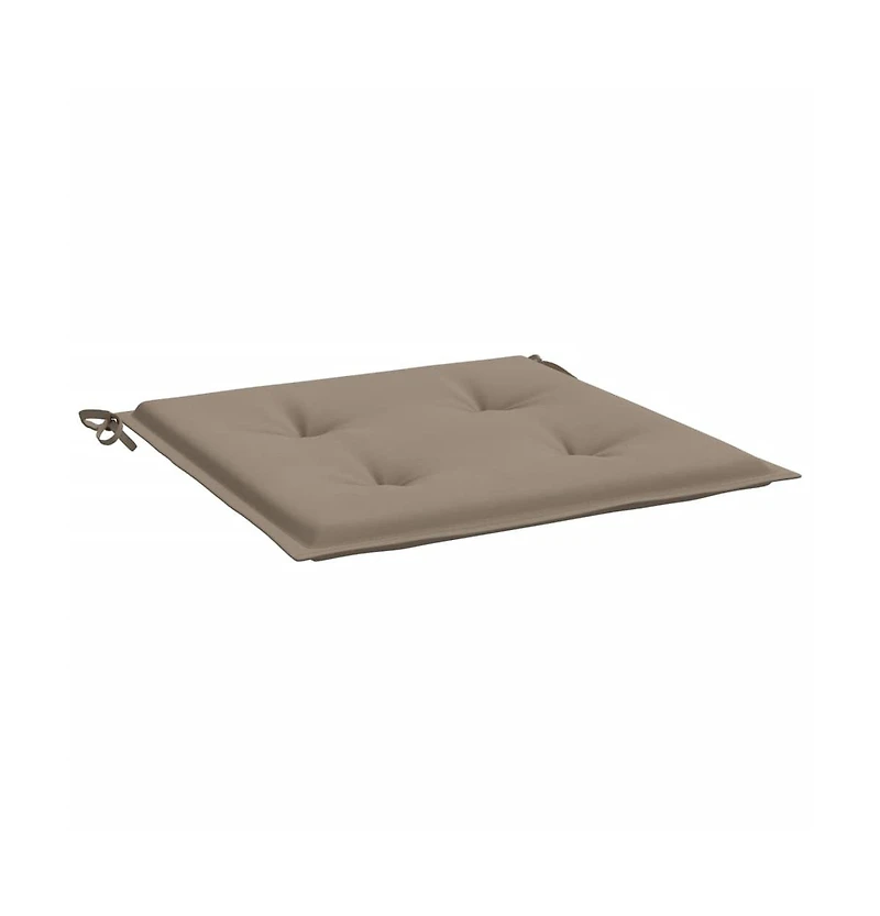 Garden Chair Cushions 6 pcs Taupe 19.7"x19.7"x1.2" Oxford Fabric