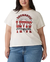 Levi's Plus Perfect Cotton Logo Short-Sleeve T-Shirt