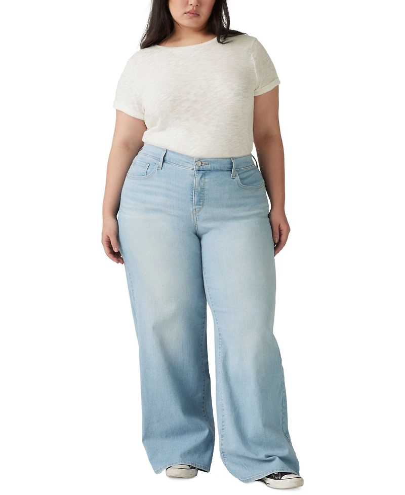 Levi's Plus Mid Rise 318 Shaping Wide-Leg Jeans