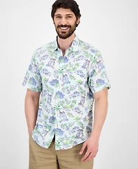 Tommy Bahama Men's Tortola Paradise Isle Regular-Fit Printed Button-Down Shirt