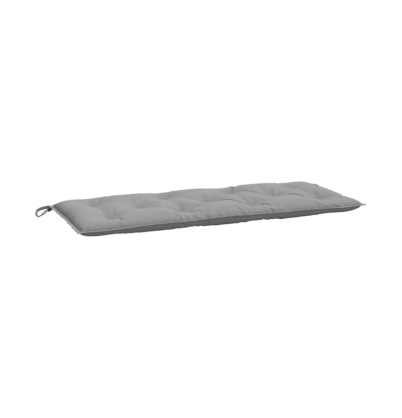 vidaXL Garden Bench Cushion Gray 47.2"x19.7"x2.8" Oxford Fabric