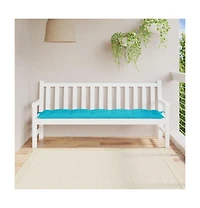 vidaXL Garden Bench Cushion Turquoise 70.9"x19.7"x2.8" Oxford Fabric