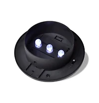vidaXL Outdoor Solar Lamp Set 6 pcs Fence Light Gutter Light Black