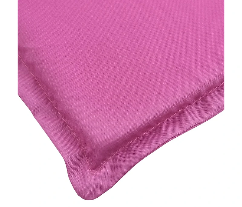 Sun Lounger Cushion Pink Oxford Fabric