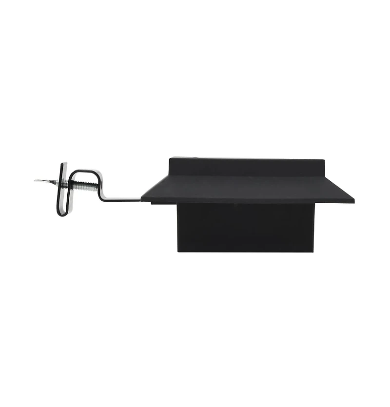 Outdoor Solar Lamps 6 pcs Led Square 4.7" Black