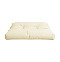vidaXL Pallet Cushion Cream 27.6"x27.6"x4.7" Fabric