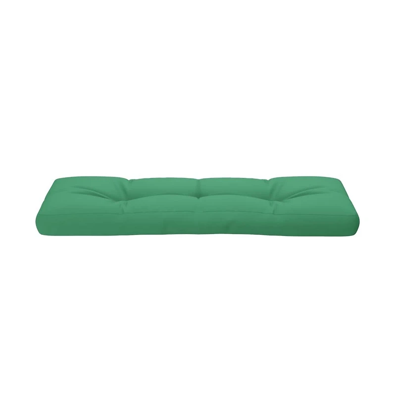 vidaXL Pallet Cushion Green 47.2"x15.7"x4.7" Fabric