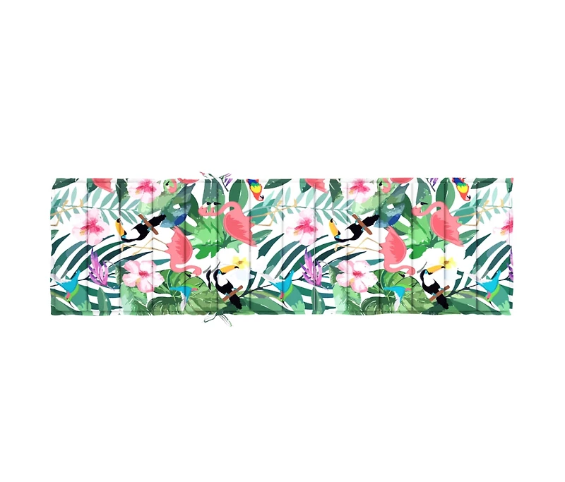 vidaXL Sun Lounger Cushion Multicolor Oxford Fabric