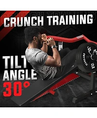 Mikolo Chest Press Machine, 1050LBS Bench Press Machine with Independent Converging Arms, Adjustable Flat Incline Bench for Chest, Ab Workouts, Should