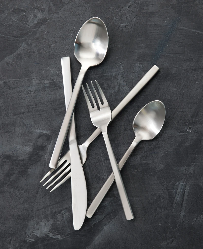 Fortessa Arezzo Brushed 20pc Flatware Set