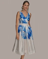 Donna Karan New York Women's Printed A-Line Dress