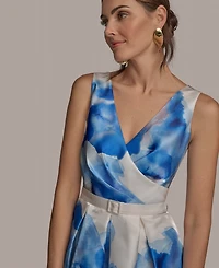 Donna Karan New York Women's Printed A-Line Dress