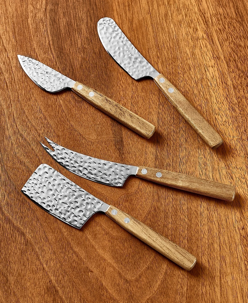 Oake Cheese Knives, Set of 4, Exclusively at Macy's