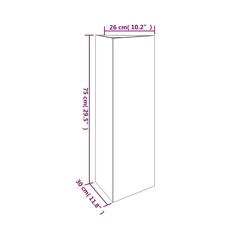 Garden Planter 11.8"x10.2"x29.5" Corten Steel