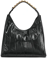 Donna Karan New York Bellmore Small Skipper Snake Shoulder with Bezel Strap