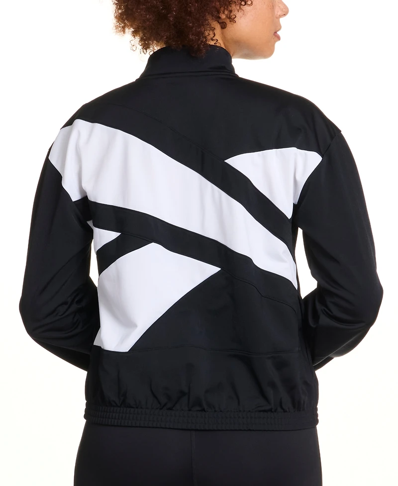 Reebok Women's Tricot Full-Zip Logo Jacket