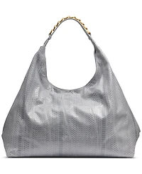Donna Karan New York Bellmore Extra Large Skipper Snake Hobo with Bezel Strap