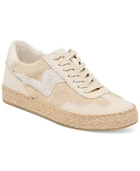 Dolce Vita Women's Notice Beaded Lace-Up Low-Profile Espadrille Sneakers