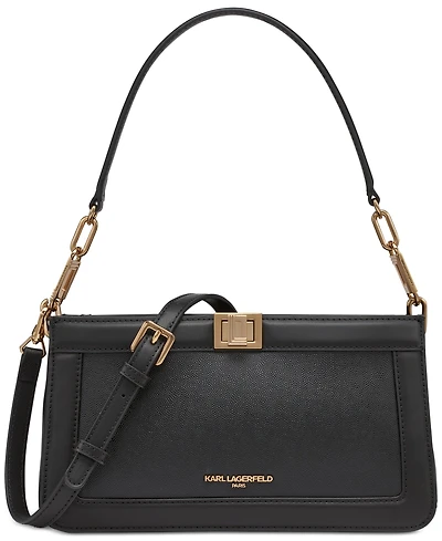Karl Lagerfeld Paris Ivette Leather Shoulder