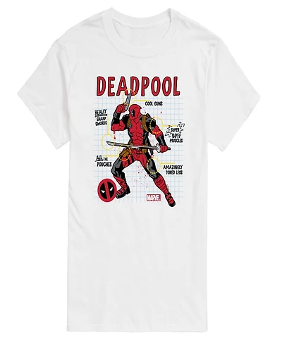 Airwaves Men's Deadpool Short Sleeve T-Shirt