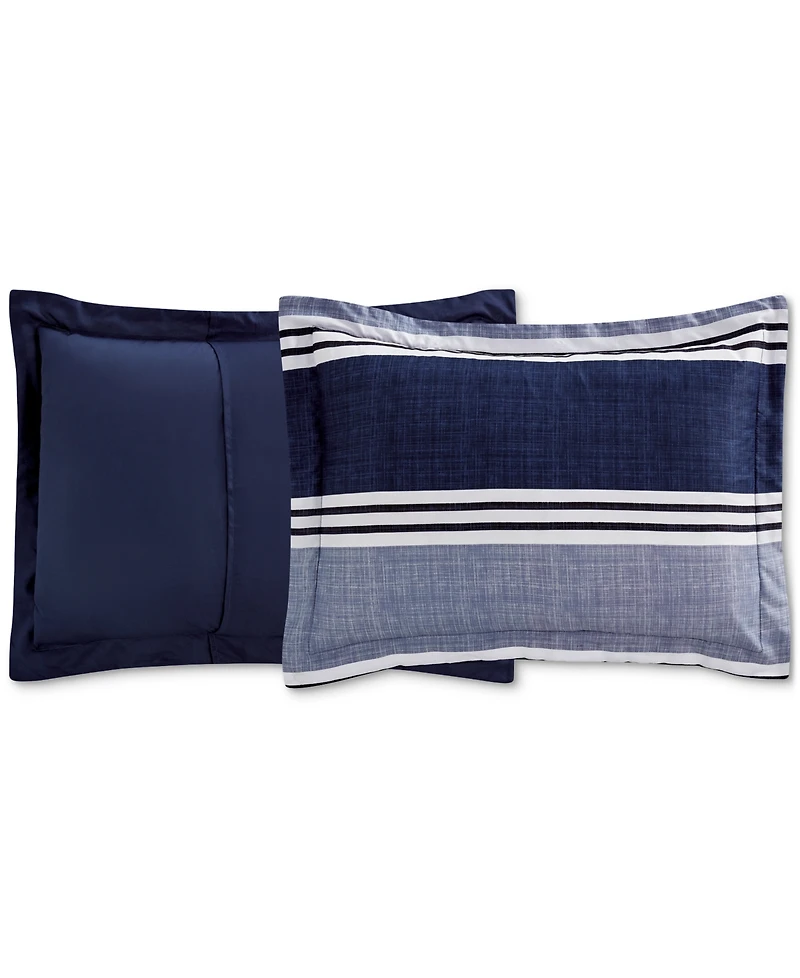 Sunham Aiden Striped 8-Pc. Comforter Sets, Exclusively at Macy's