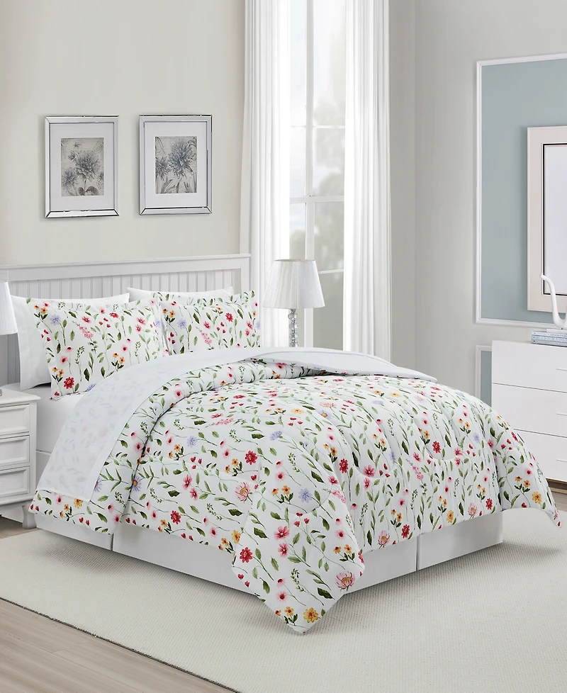 Sunham Natalie Floral 8-Pc. Comforter Sets, Exclusively at Macy's